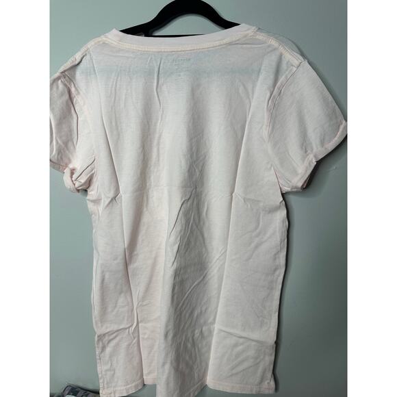 NWT Recycled Karma David Bowie Pink Lightening Bolt T-Shirt Sz M - Picture 3 of 3